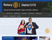 Tablet Screenshot of district5110.org